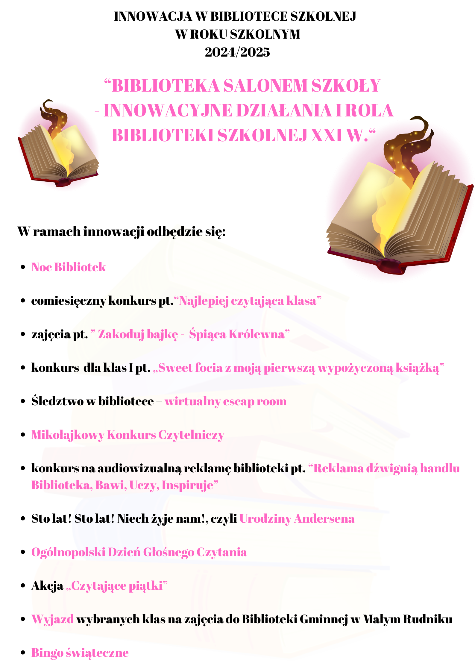 Biblioteka salonem szkoły innowacyjne działania i rola biblioteki szkolnej XXI w.3